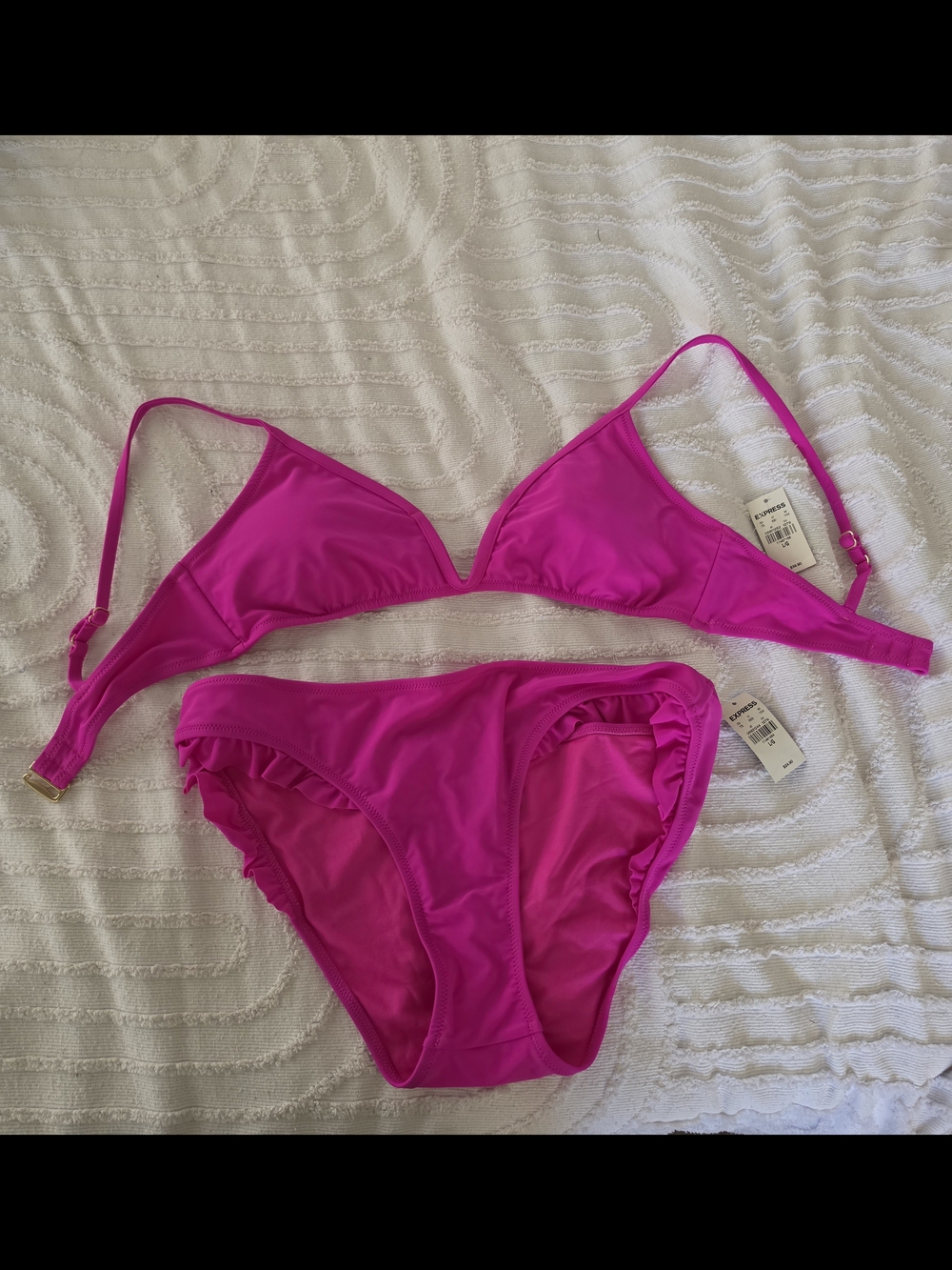 Express Women's Bright Fuchsia Bikini Set